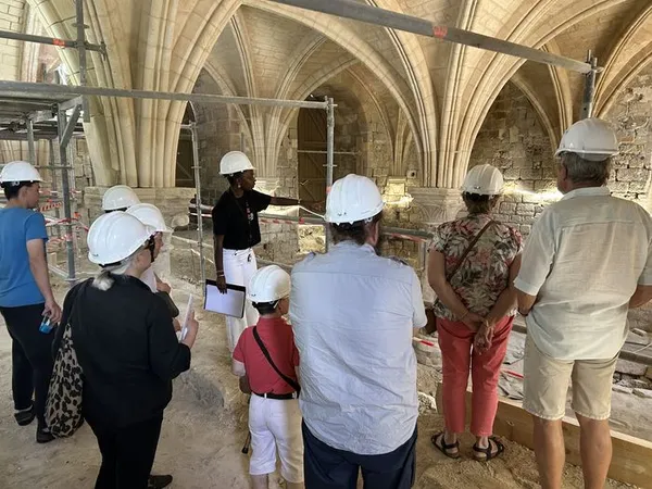 Découverte du chantier de fouille du château de Creil