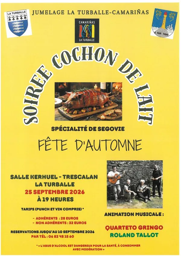 Soirée cochon de lait - Fête d'automne