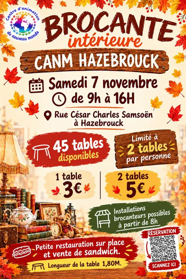 Brocante en salle