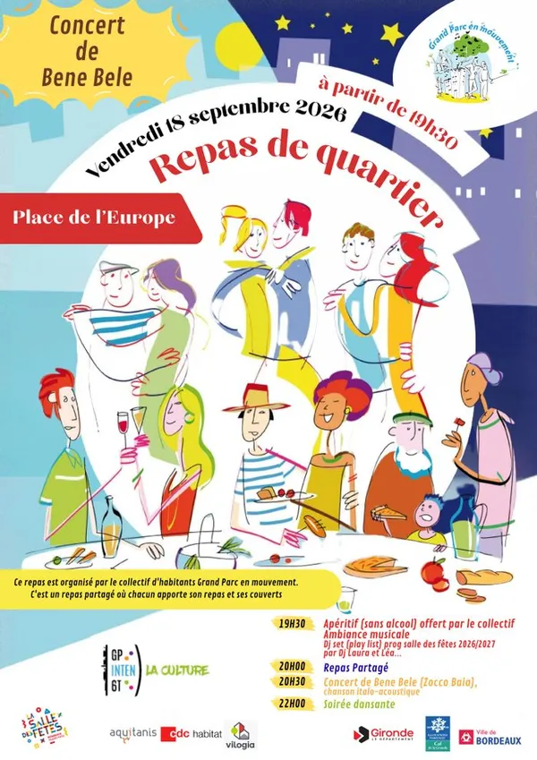 Repas du Quartier du Grand Parc