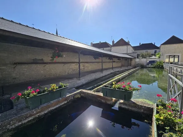 Visite du lavoir de Vézinnes