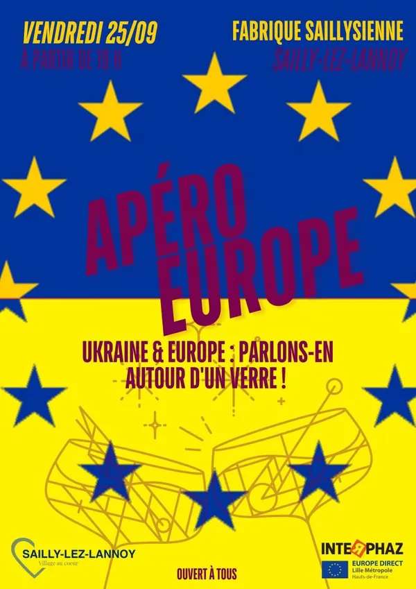 Apéro Europe Ukraine à Sailly-lez-Lannoy