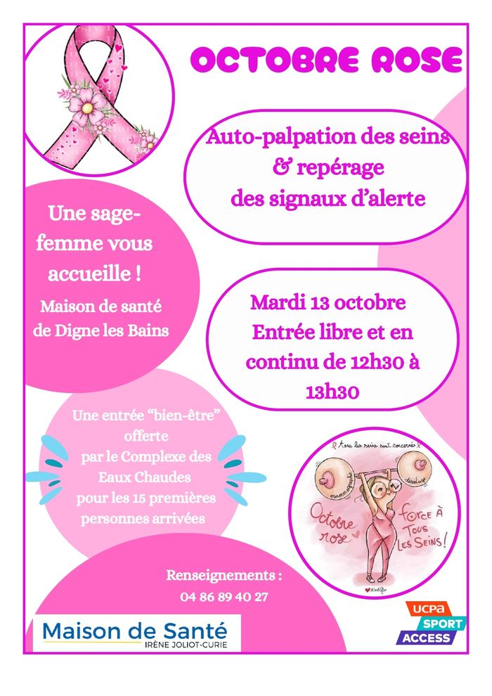 Auto-palpation des seins et repérage des signaux d'alerte