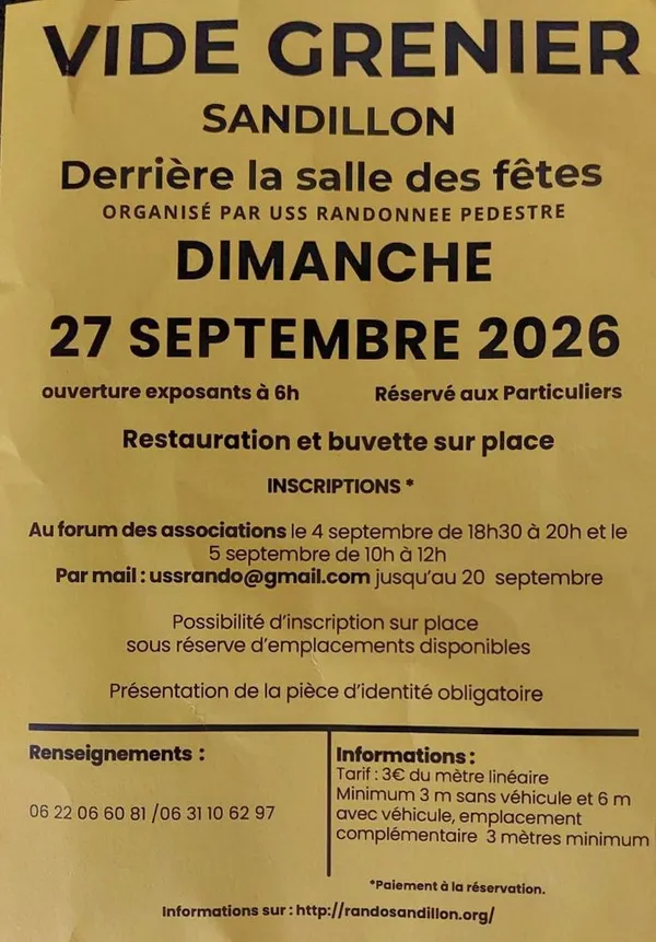 Vide-greniers à Sandillon