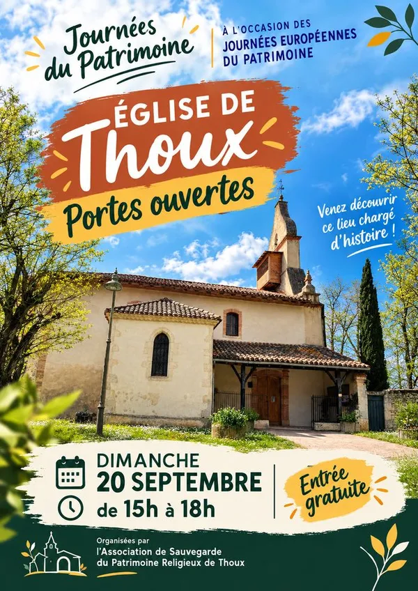 Portes ouvertes de l'église de Thoux