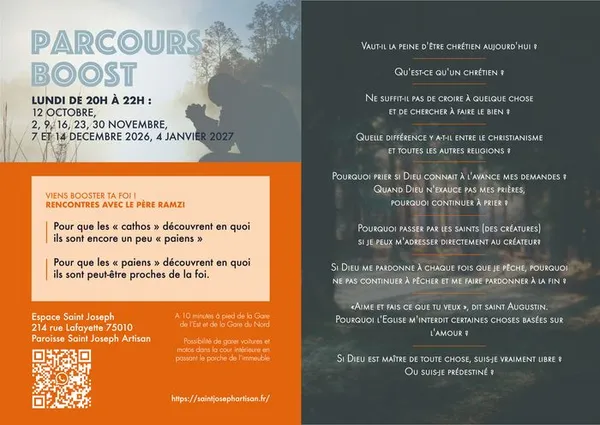 Parcours Boost les mardis soir à partir du 12 octobre