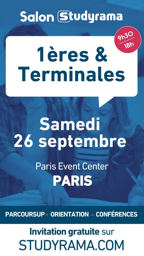 Salon Studyrama des 1ères et Terminales de Paris