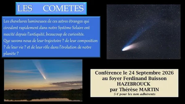 Conférence "Les comètes : messagères de nos origines"