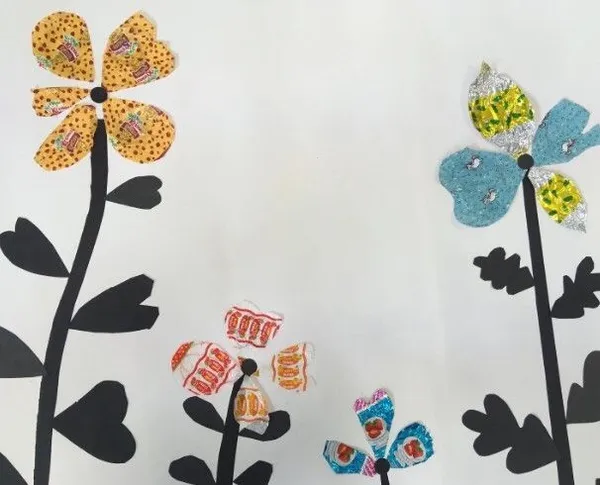 Fleurs de récup'
