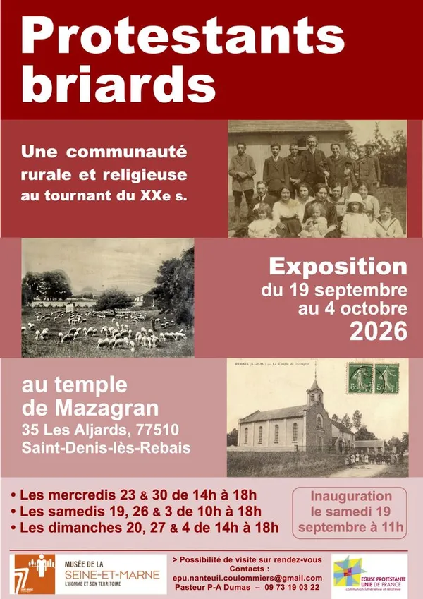 L’exposition "Protestants briards, Une communauté rurale et religieuse au tournant du XXe s"