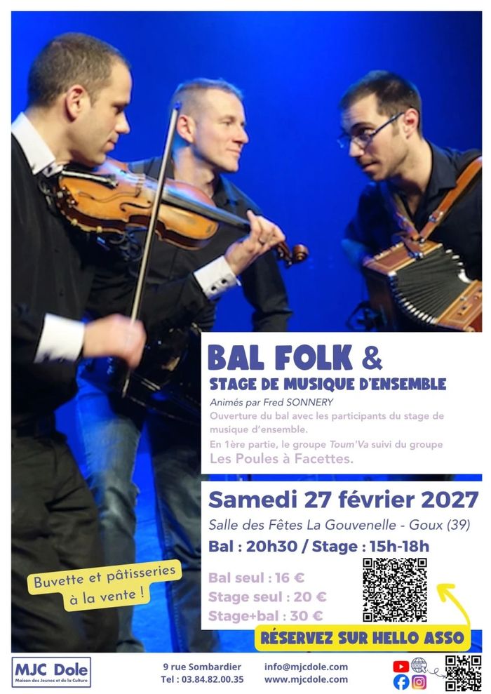 Bal folk & stage de musique d'ensemble