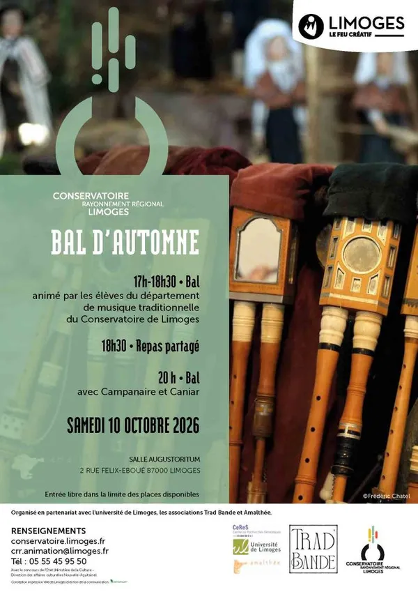Colloque : Patrimonialisation, médiations et sauvegarde des cultures traditionnelles
Langue, danses, « musiques trad » en Limousin et ailleurs