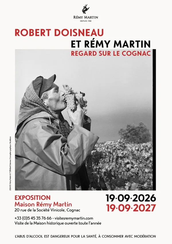 Exposition "Robert Doisneau et Rémy Martin : Regard sur le cognac"