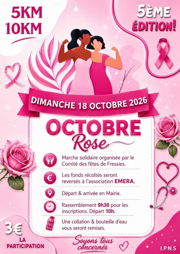Marche solidaire de Fressies 🎀🎗️