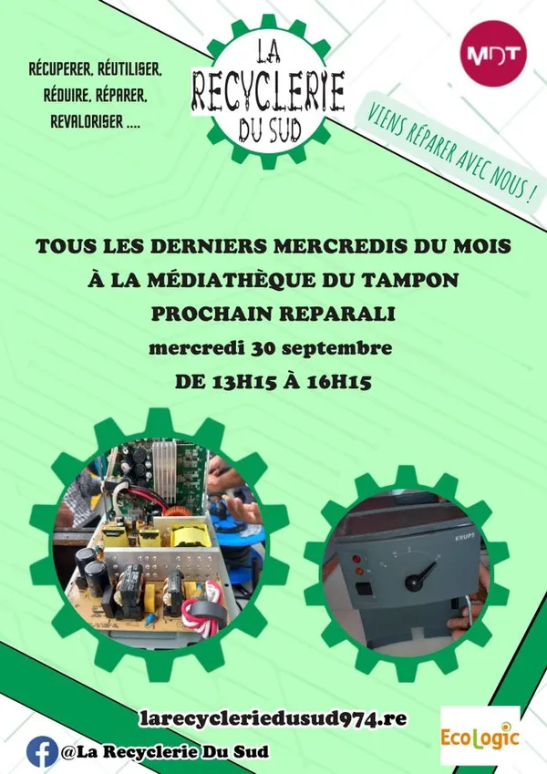 Réparali à la médiathèque du Tampon centre ville