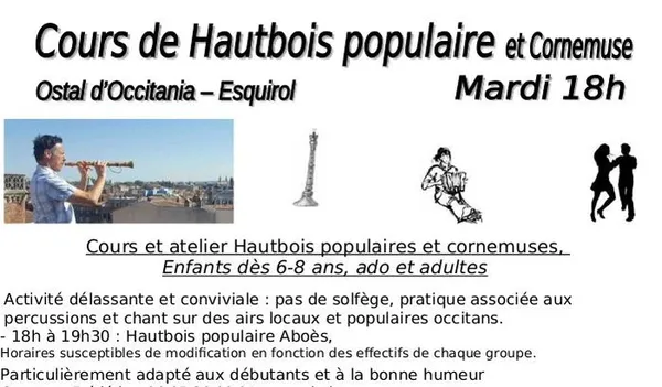 Initiation et rentrée des Hautbois populaires