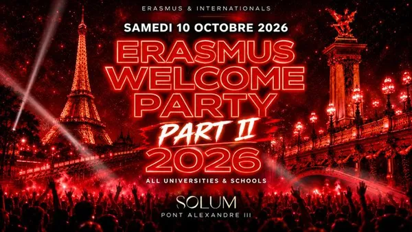 Erasmus Welcome Party 2026 - Solum Pont Alexandre I…