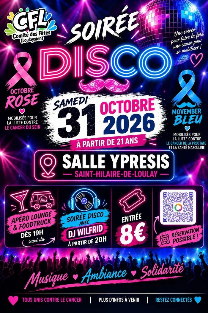 Soirée Disco par le Comité des Fêtes Loulaysien