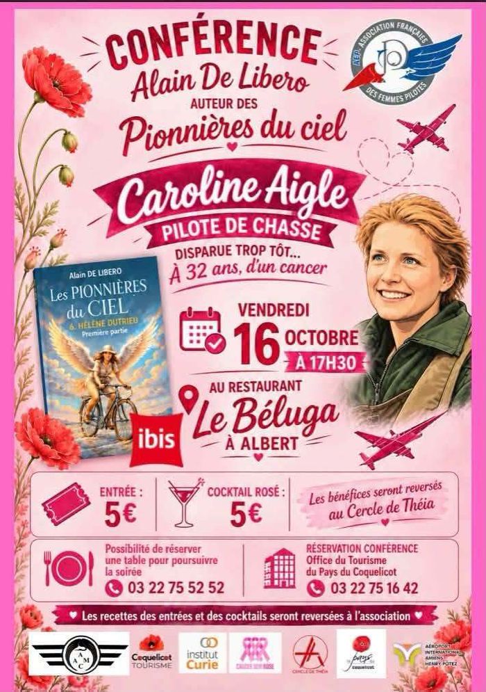Conférence avec Alain de Libero, auteur du livre "Les pionnières du ciel"