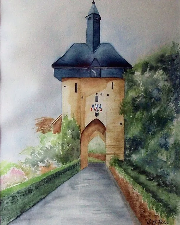 Exposition Merveilles du patrimoine en Val-de-Loire. Aquarelles de Jean-Michel Roux