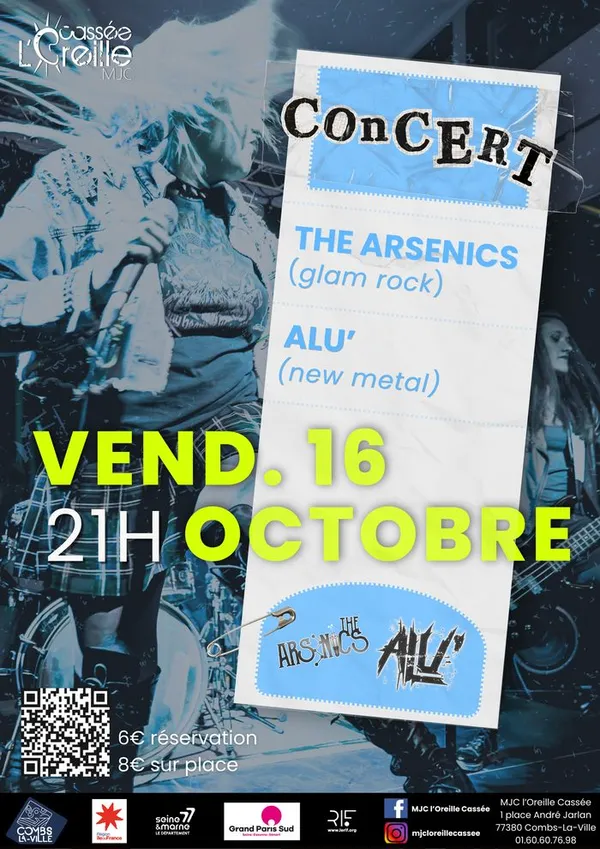 Concert : The Arsenics + Alu’