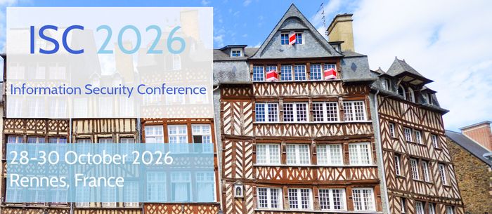 ISC 2026 - Information Security Conference
