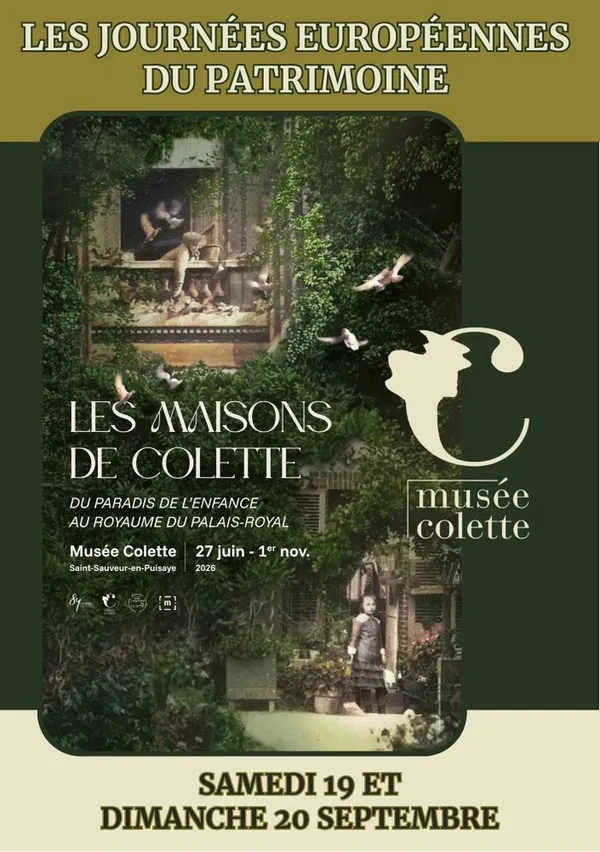 Visite commentée de l’exposition « Les maisons de Colette ». Du paradis de l'enfance au royaume du Palais-Royal.