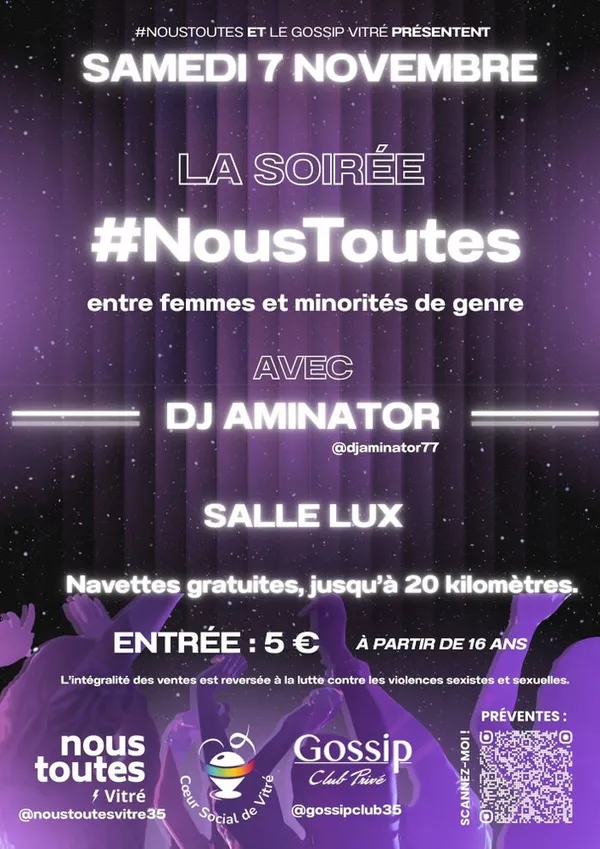 Soirée Nous Toutes au Gossip