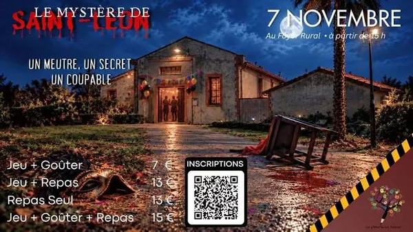 Cluedo géant d'Halloween à Saint-Léon