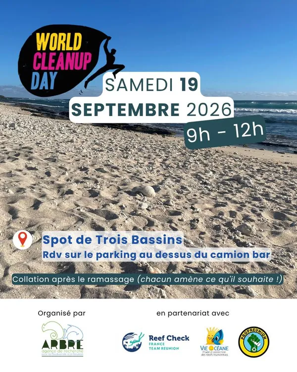 Nettoyage de la Pointe des Trois Bassins