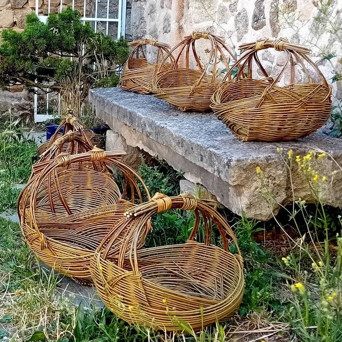 Atelier Vannerie " Tresser un grand panier Zarzo en osier " 1j