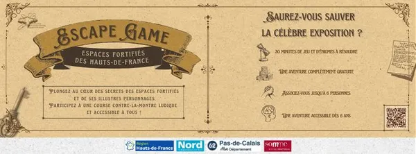 Escape game sur table des Espaces Fortifiés