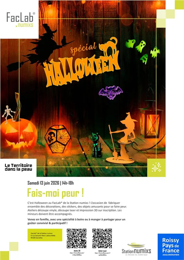 Fais-moi peur ! Halloween au FacLab® numixs