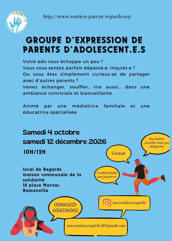 Groupe d'expression parents d'adolescent.e.s