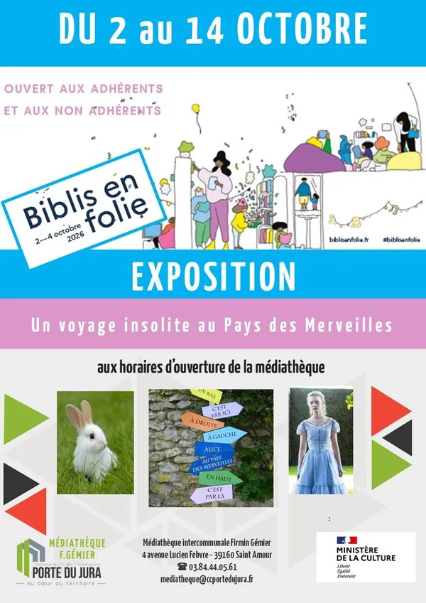 Table thématique "Un voyage insolite au pays des Merveilles"