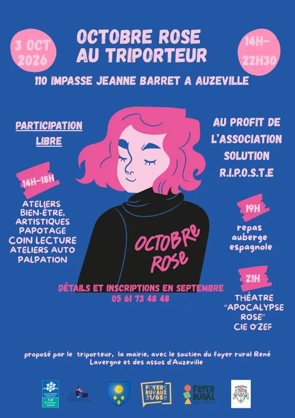 Octobre rose au triporteur