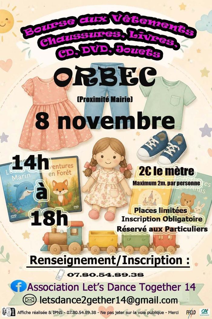 Bourse aux Vêtements, Chaussures, Livres, CD, DVD, Jouets
