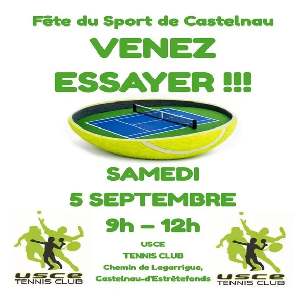 Tennis club de Castelnau d'Estrétefonds, essais gratuits