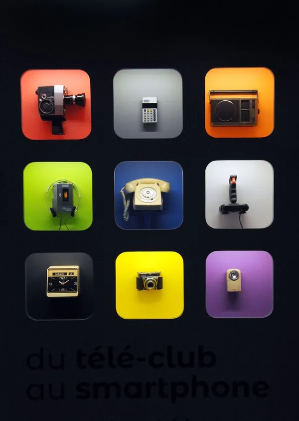 Visite guidée de l'exposition " Du télé-club au smartphone"