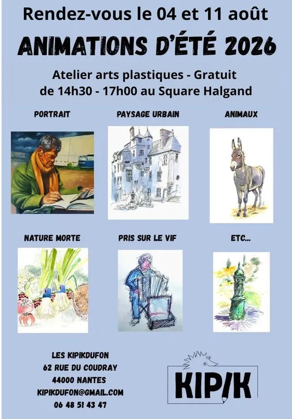 KipikDufon – Animation autour des arts plastiques