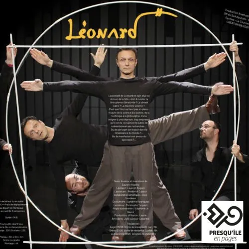 Léonard par la Cie Anamorphose