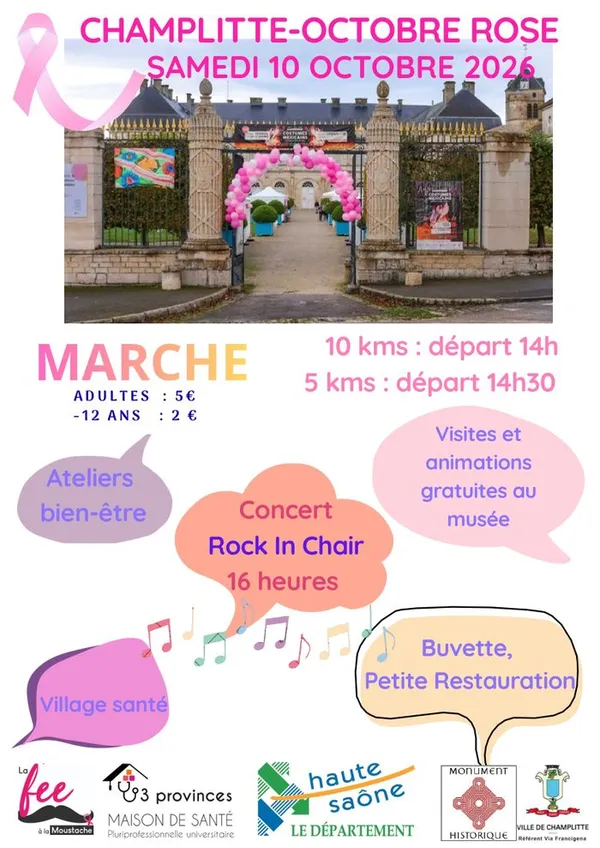 Octobre Rose à Champlitte (70)