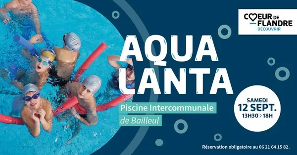 AquaLanta à la piscine Aquabelle à Bailleul
