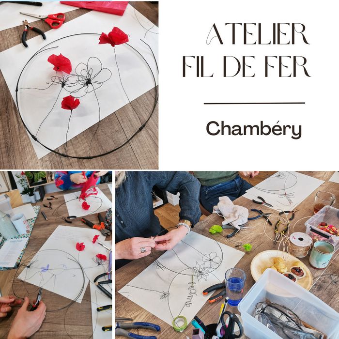 Atelier création en fil de fer