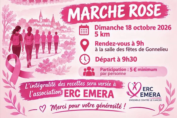 Marche rose Ă Gonnelieu đ