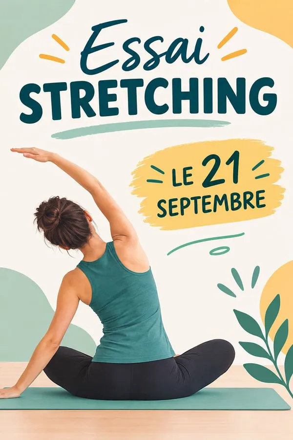 Atelier d'essai en stretching à la MJC pour une inscription annuelle sur la saison 2026-2027