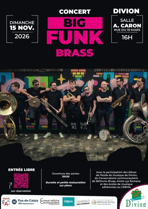 Concert Big Funk Brass à Divion