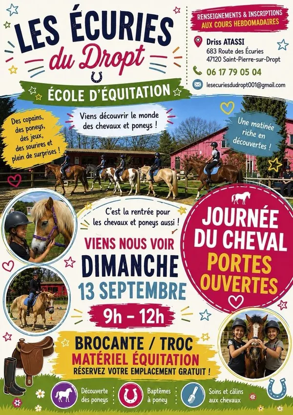 JOURNÉE DU CHEVAL
PORTES OUVERTES