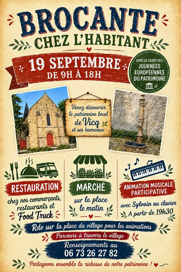 Brocante chez l'habitant