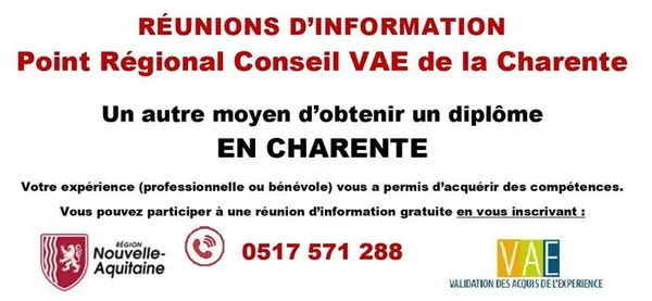 Point Relais Conseil (PRC) VAE en Charente